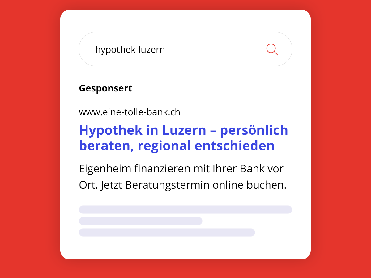 Google Ad Beispielkampagne