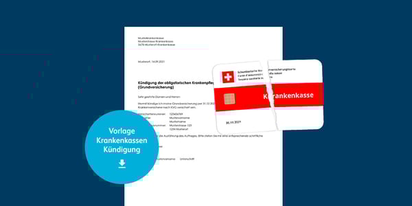 Vorlage Krankenkasse Kündigung