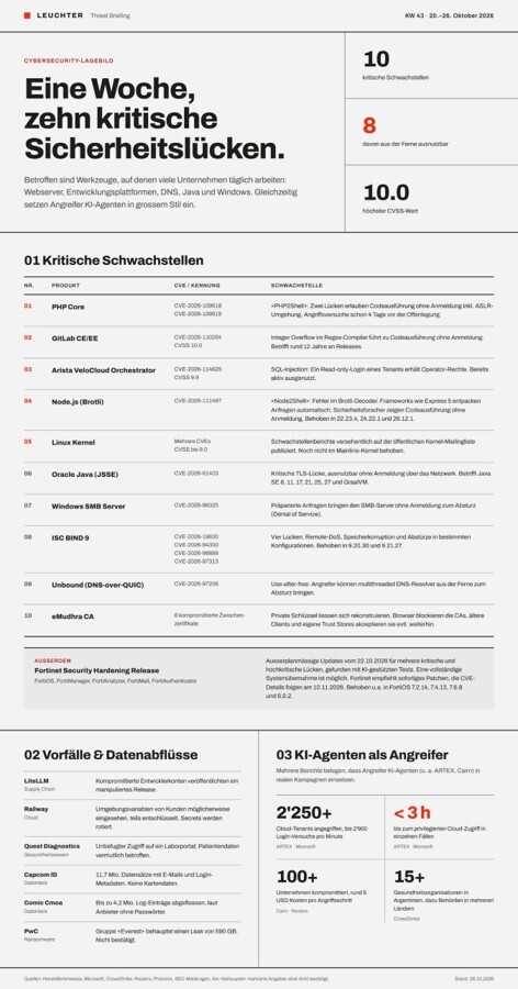 10 kritische Sicherheitslücken