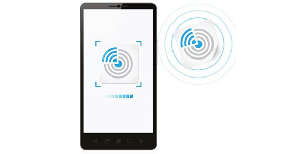 Mobile mit einer offenen Applikation
