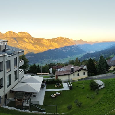 Lernendenweekend Ausbilck auf die Berge