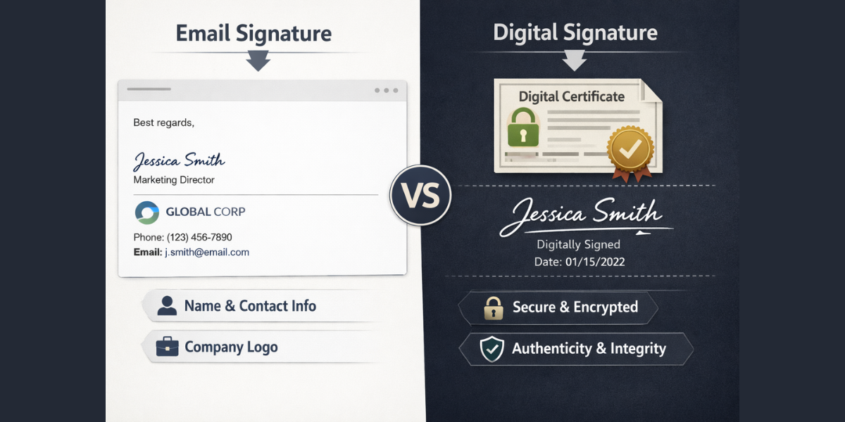 EmailsSignatur - Digital Signatur
