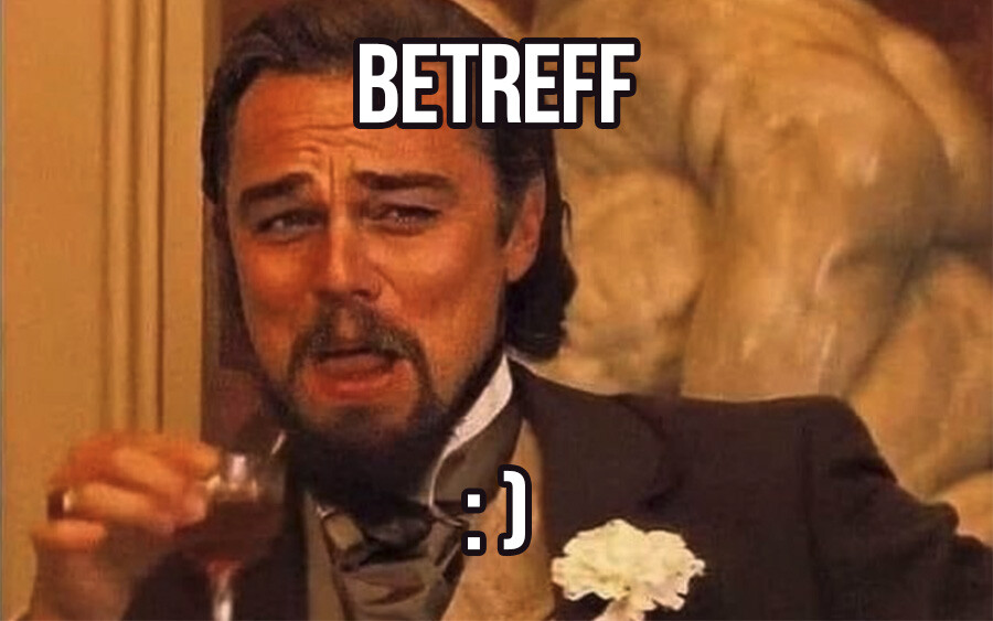 Meme Leonardo DiCaprio lachend