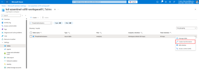 Ausschnitt: Neue Option von Microsoft, mit welcher die eingespeisten Daten gefiltert werden können