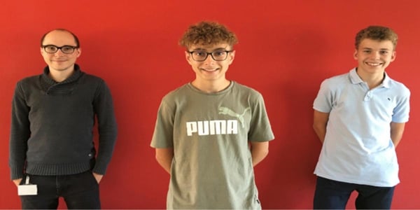 Kai Sigrist, Robin Kaufmann und Andrin Christen