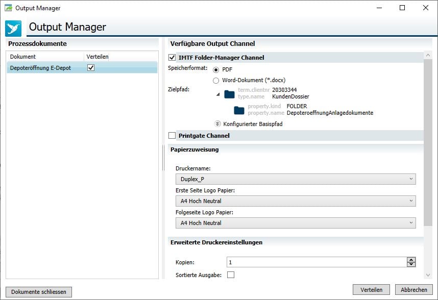 Docugate Manager Tool