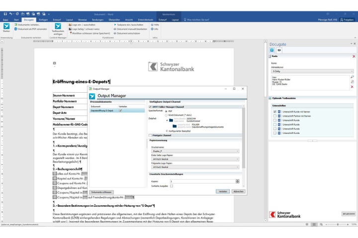 Word im Docugate