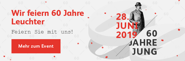 60 Leuchter Jubiläumsevent