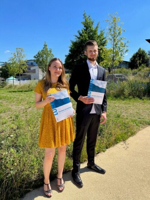 Lehrabschlussfeier Mira Müller, Sebastian Marty