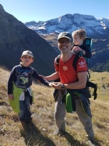 Daniel Heggli mit Familie