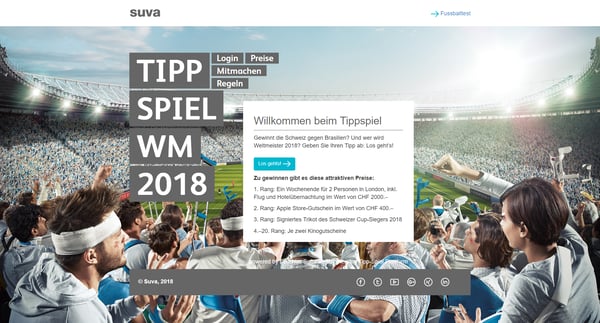 Präventionsarbeit und Begeisterung mit dem Leuchter Tippspiel