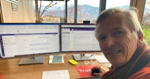 Leuchters im Home Office