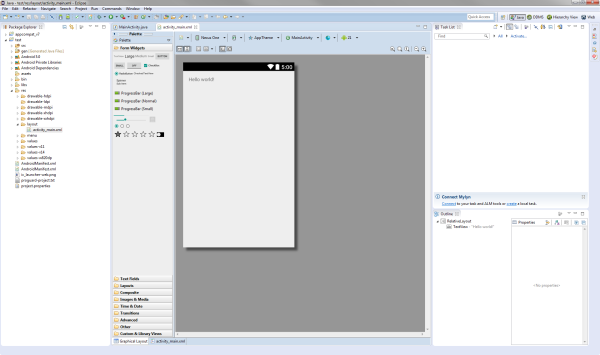 Eclipse LUNA Android Projekt