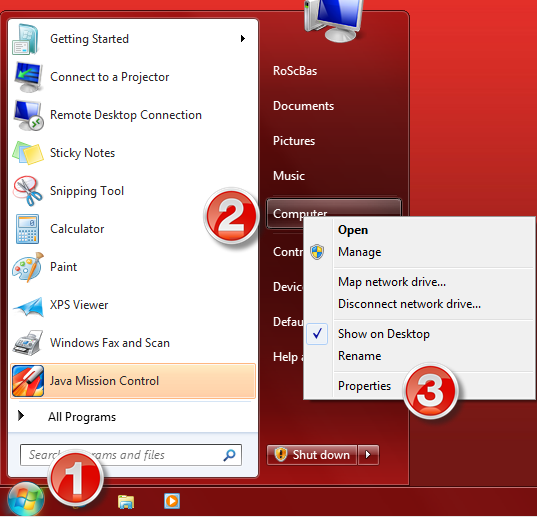 Windows 7 - System Eigenschaften