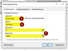 Excel Temperaturmessungen 06