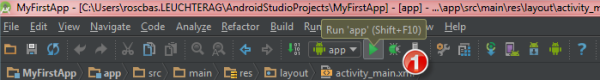 Android - Erster Start der App