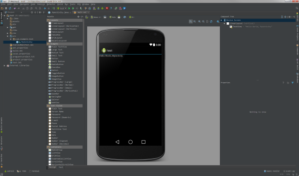 IntelliJ IDEA 14 Android Projekt