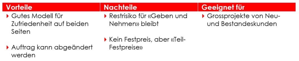 Mischformen Grossprojekte