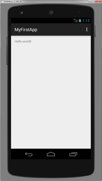 Die erste eigene App im Emulator