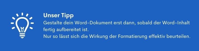Weniger ist mehr