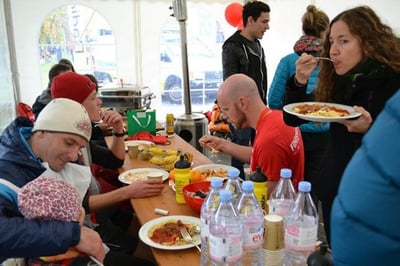 Leuchter Mitarbeitende Swiss City Marathon in Luzern