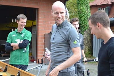 Leuchter Rudertraining