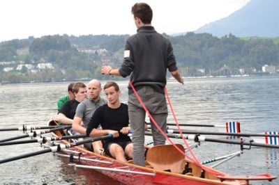 Leuchter Rudertraining