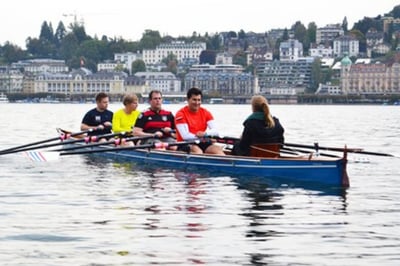 Leuchter Rudertraining