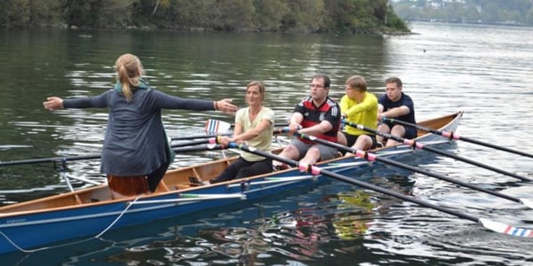 Leuchter Rudertraining