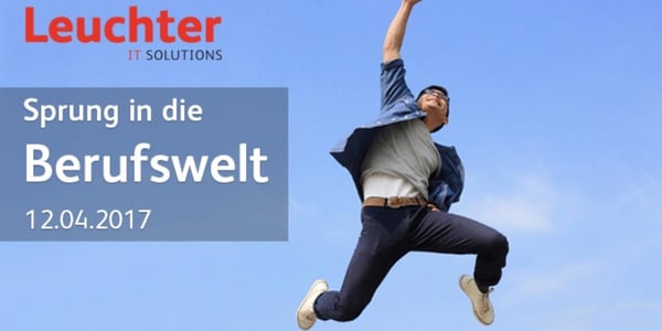 Leuchter Sprung in die Berufswelt