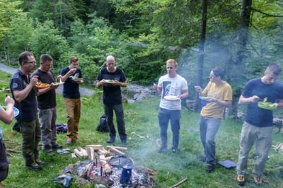 Natur pur - Kochen auf Feuer