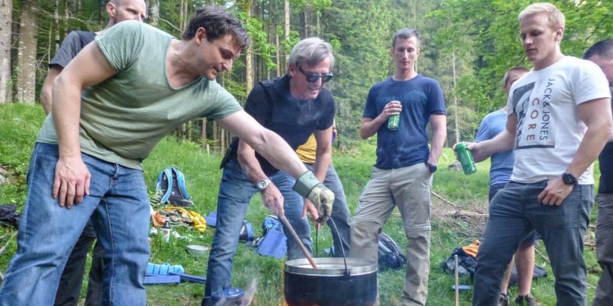 Natur pur - Kochen auf Feuer