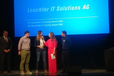 Preisverleihung ICT Education & Training Award KMU
