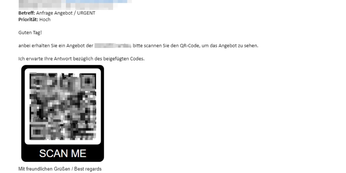 QR-Code Spam-Beitragsbild