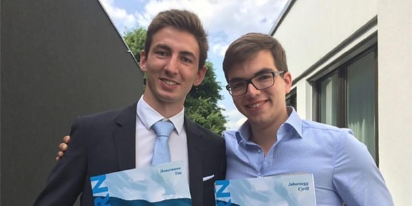 Tim Honermann und Cyrill Jabornegg