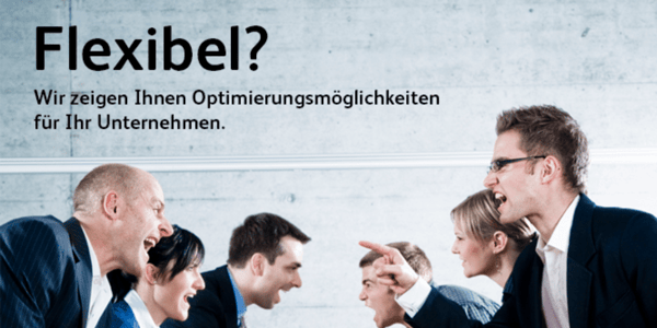 Zwei Gruppen die mit einander diskutieren 