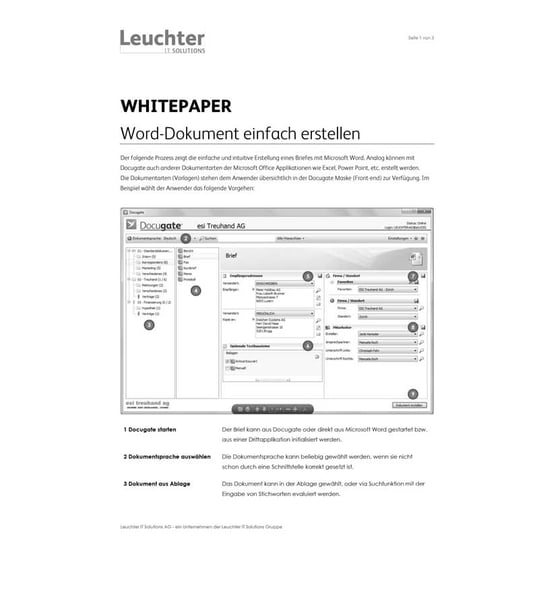 Whitepaper Anwendungsbeispiel Docugate