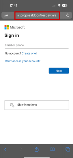 Phishing URL