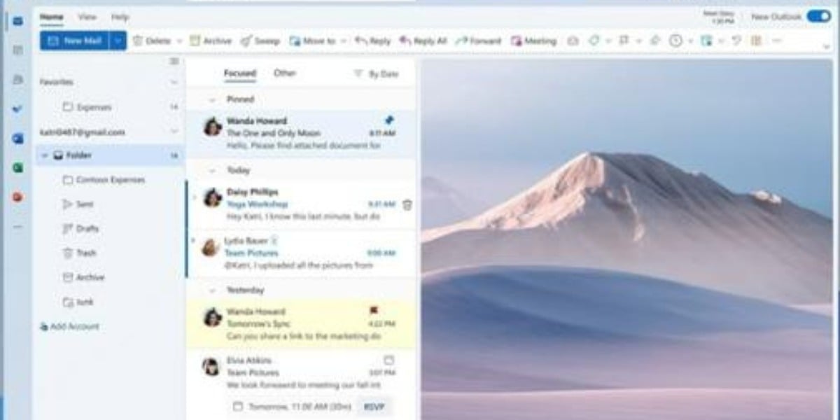 new-outlook-ui