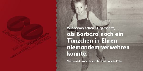 Barbara Schuler als Kind tanzend