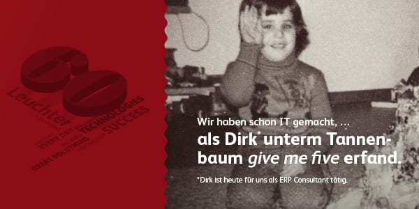 Dirk Müller winkt als Kind High Five