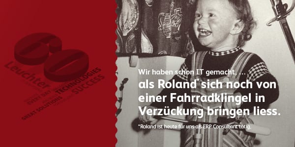 Roland Müller bekommt als Kind zu Weihnachten ein Fahrrad