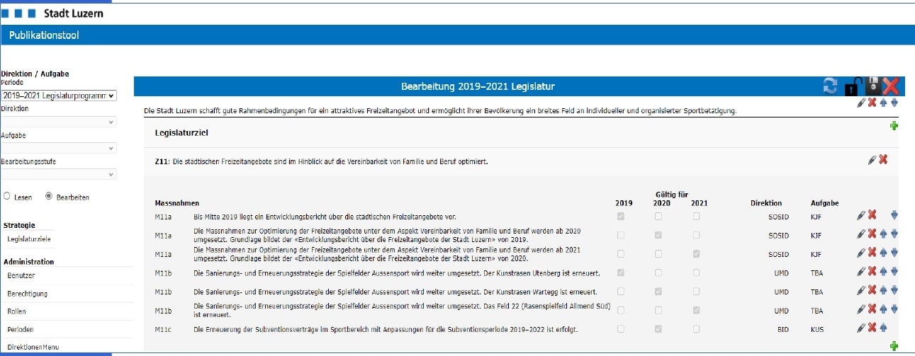 Legislaturprogramm