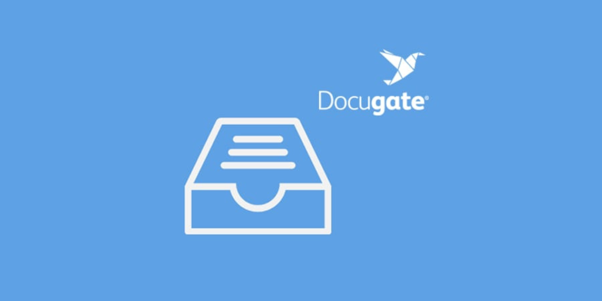 Ablage Icon mit Docugate Logo